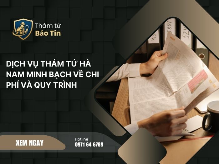 dịch vụ thám tử Hà Nam