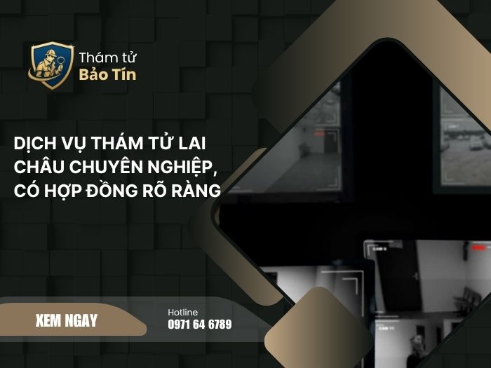 dịch vụ thám tử Lai Châu