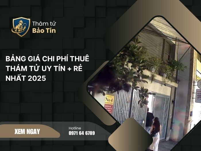 chi phí thuê thám tử