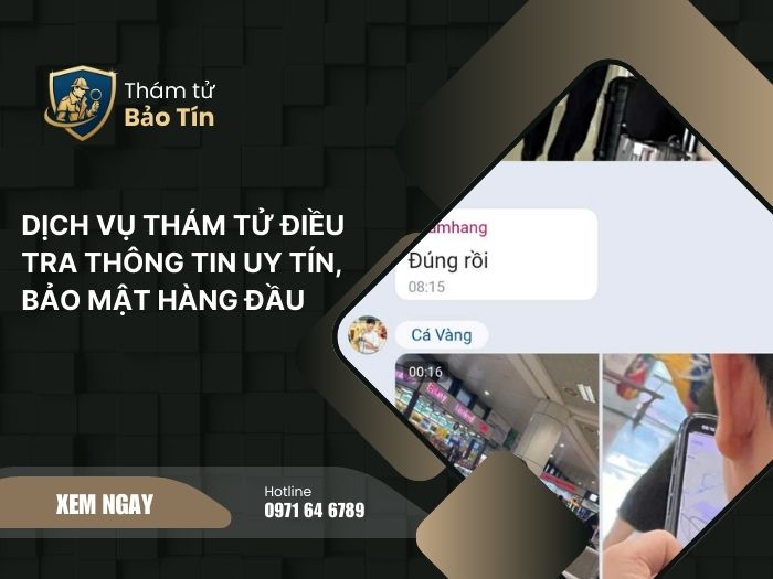 thám tử điều tra thông tin
