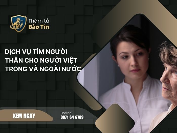 dịch vụ tìm người thân